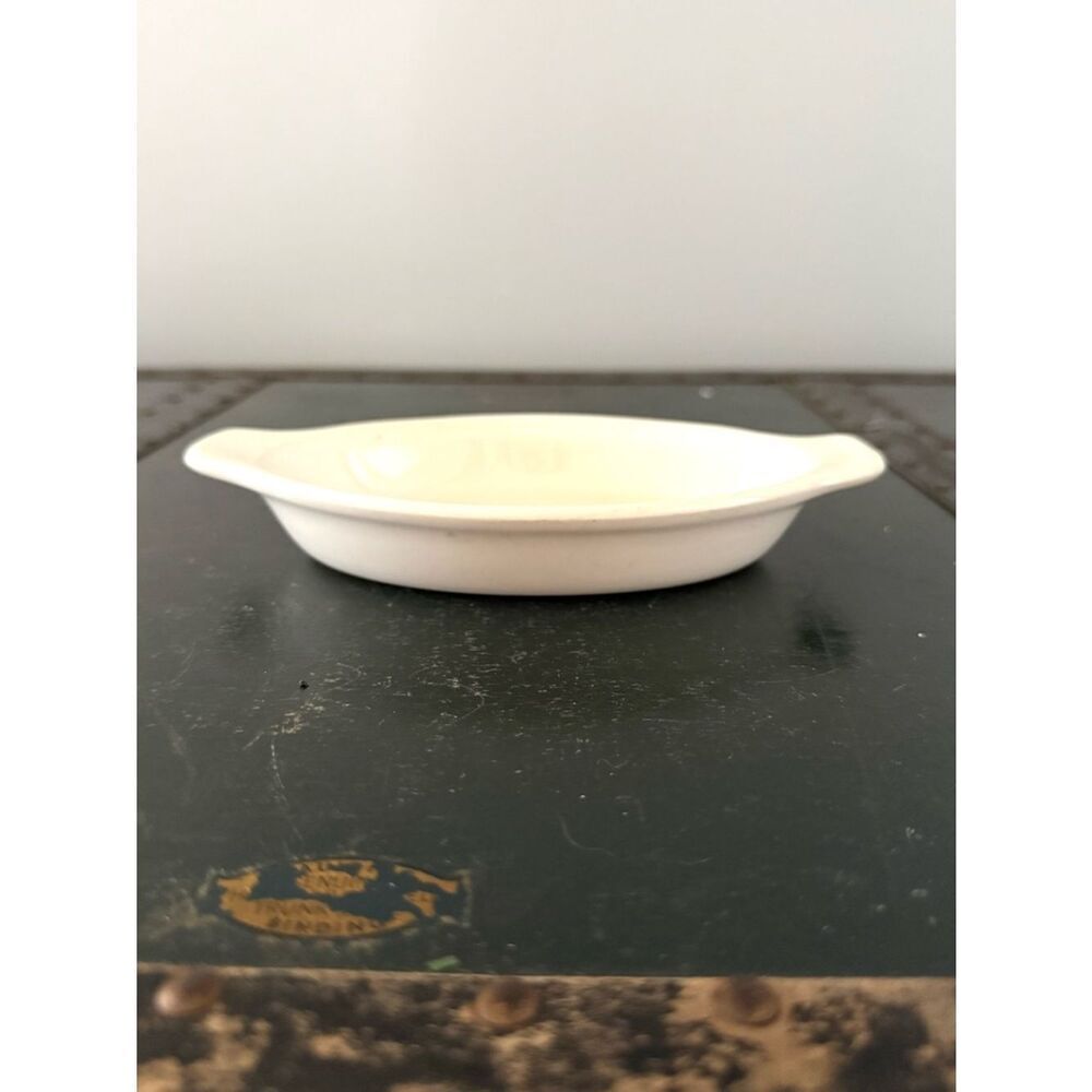 Syracuse China Individual Casserole Dish White # 747  USA